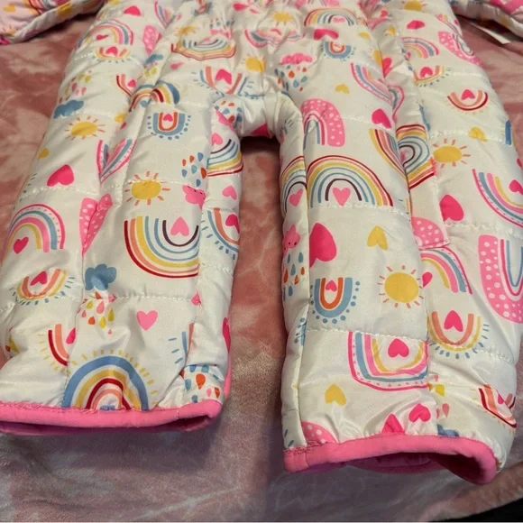 Colorful Kids One Piece Snowsuit - Picture 3 of 5